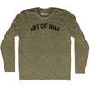 Art of War Adult Tri-Blend Long Sleeve T-shirt by Tribe Lacrosse