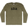 Asia Adult Tri-Blend Long Sleeve T-shirt by Tribe Lacrosse