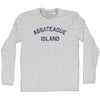 Assateague Island Adult Cotton Long Sleeve T-shirt by Tribe Lacrosse