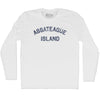 Assateague Island Adult Cotton Long Sleeve T-shirt by Tribe Lacrosse