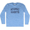 Atomic Habits Adult Tri-Blend Long Sleeve T-shirt by Tribe Lacrosse