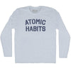 Atomic Habits Adult Tri-Blend Long Sleeve T-shirt by Tribe Lacrosse