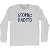 Atomic Habits Adult Cotton Long Sleeve T-shirt by Tribe Lacrosse