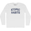 Atomic Habits Adult Cotton Long Sleeve T-shirt by Tribe Lacrosse