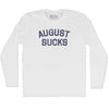 August Sucks Adult Cotton Long Sleeve T-shirt by Tribe Lacrosse