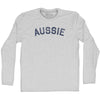 Aussie Adult Cotton Long Sleeve T-shirt by Tribe Lacrosse