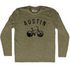 Austin Bike Adult Tri-Blend Long Sleeve T-shirt by Tribe Lacrosse