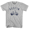 Austin Bike Womens Cotton Junior Cut T-Shirt by Tribe Lacrosse