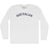 Australian Adult Cotton Long Sleeve T-shirt by Tribe Lacrosse