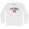 Austria Fistball Country Flag Adult Cotton Long Sleeve T-shirt by Tribe Lacrosse