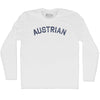 Austrian Adult Cotton Long Sleeve T-shirt by Tribe Lacrosse