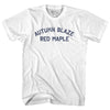 Autumn Blaze Red Maple Womens Cotton Junior Cut T-Shirt by Tribe Lacrosse