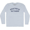 Ayegethefuk Outtahere Adult Tri-Blend Long Sleeve T-shirt by Tribe Lacrosse
