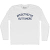 Ayegethefuk Outtahere Adult Cotton Long Sleeve T-shirt by Tribe Lacrosse