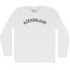 Azerbaijani Adult Cotton Long Sleeve T-shirt by Tribe Lacrosse