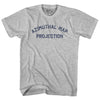 Azimuthal Map Projection Womens Cotton Junior Cut T-Shirt by Tribe Lacrosse