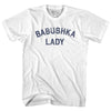 Babushka Lady Womens Cotton Junior Cut T-Shirt by Tribe Lacrosse