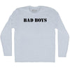 Bad Boys Stencil Font Adult Tri-Blend Long Sleeve T-shirt by Ultras