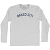 Baked Ziti Adult Cotton Long Sleeve T-shirt by Tribe Lacrosse