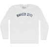Baked Ziti Adult Cotton Long Sleeve T-shirt by Tribe Lacrosse