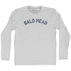 Bald Head Adult Cotton Long Sleeve T-shirt by Tribe Lacrosse