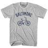 Baltimore Bike Womens Cotton Junior Cut T-Shirt by Tribe Lacrosse