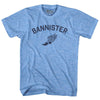 Bannister Track Running Winged Foot Adult Tri-Blend T-shirt  by Tribe Lacrosse