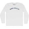 Baron Von Slam Adult Cotton Long Sleeve T-shirt by Tribe Lacrosse