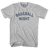 Baseball Night Womens Cotton Junior Cut T-Shirt by Tribe Lacrosse