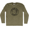 Basketball Custom Text Adult Tri-Blend Long Sleeve T-shirt Tribe Lacrosse