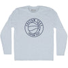 Basketball Custom Text Adult Tri-Blend Long Sleeve T-shirt Tribe Lacrosse