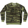 Basketball Custom Text Adult Tri-Blend Sweatshirt Tribe Lacrosse