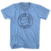 Basketball Custom Text Adult Tri-Blend V-neck T-shirt Tribe Lacrosse