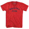 Basketball Fever Adult Tri-Blend V-neck T-shirt by Tribe Lacrosse
