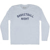 Basketball Night Adult Tri-Blend Long Sleeve T-shirt by Tribe Lacrosse