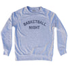 Basketball Night Adult Tri-Blend Sweatshirt by Tribe Lacrosse