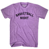 Basketball Night Adult Tri-Blend T-shirt by Tribe Lacrosse