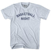 Basketball Night Adult Tri-Blend T-shirt by Tribe Lacrosse