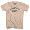 Basketball Night Adult Cotton T-shirt by Tribe Lacrosse