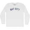 Bat City Adult Cotton Long Sleeve T-shirt by Tribe Lacrosse
