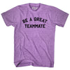 Be A Great Teammate Adult Tri-Blend T-shirt by Tribe Lacrosse