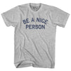 Be A Nice Person Womens Cotton Junior Cut T-Shirt by Tribe Lacrosse