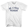 Be A Nice Person Womens Cotton Junior Cut T-Shirt by Tribe Lacrosse