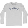 Bear Lake Adult Cotton Long Sleeve T-shirt by Tribe Lacrosse