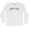 Bear Lake Adult Cotton Long Sleeve T-shirt by Tribe Lacrosse