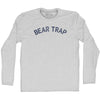 Bear Trap Adult Cotton Long Sleeve T-shirt by Tribe Lacrosse