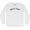 Bear Trap Adult Cotton Long Sleeve T-shirt by Tribe Lacrosse