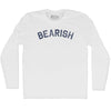Bearish Adult Cotton Long Sleeve T-shirt by Tribe Lacrosse