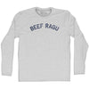 Beef Ragu Adult Cotton Long Sleeve T-shirt by Tribe Lacrosse
