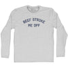 Beef Stroke Me Off Adult Cotton Long Sleeve T-shirt by Tribe Lacrosse